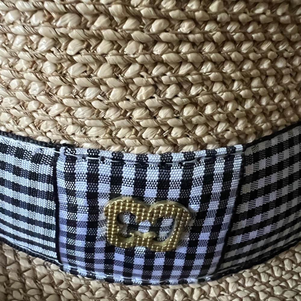 Eric Javits Fedora Hat with Checkered Band - Picture 6 of 7